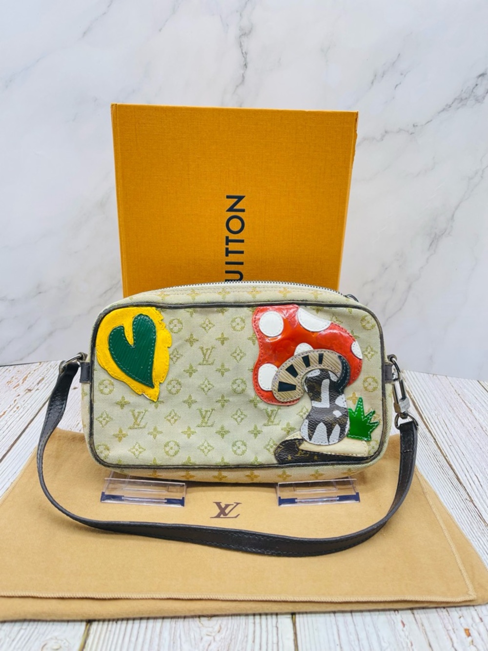 Louis Vuitton Limited Edition Pochette Conte De Fees Mukarami Canvas Monogram